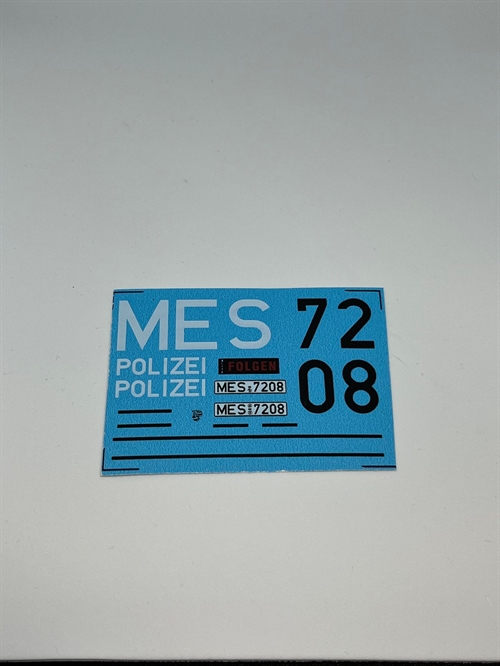 DMC Decals 24-21 Polizei-D Porsche 924 (MES)