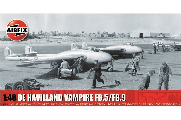 Airfix 06108 De Havilland Vampire FB.5/FB.9 1/48