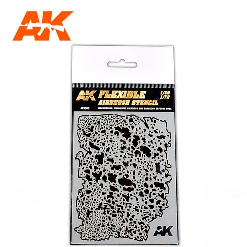 AK9080 FLEXIBLE AIRBRUSH STENCIL 1/48 – 1/72
