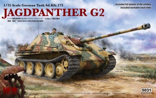 Rye Field Models 5031 JAGDPANTHER G2 WITH WORKABLE TRACKS 1/35