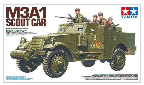 Tamiya 35363 M3A1 Scout Car "Red Army" - 1:35