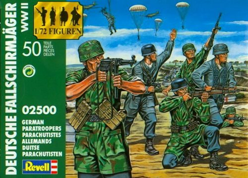 Revell 2500 WWII German Paratroopers Green Devils 1/72