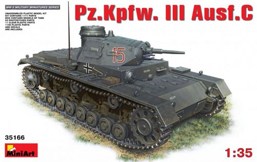 MiniArt 35166 Pz.Kpfw.III Ausf. 1/35