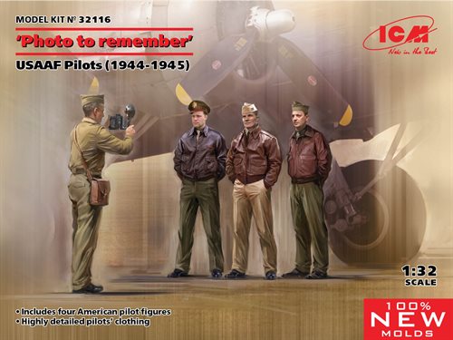 ICM 32116 Photo to remember USAF piloter 1944-45 1/32