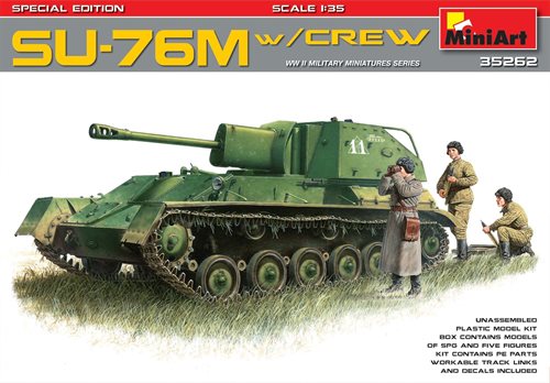 Mini Art 35262 SU-76M med mandskab special edition 1/35