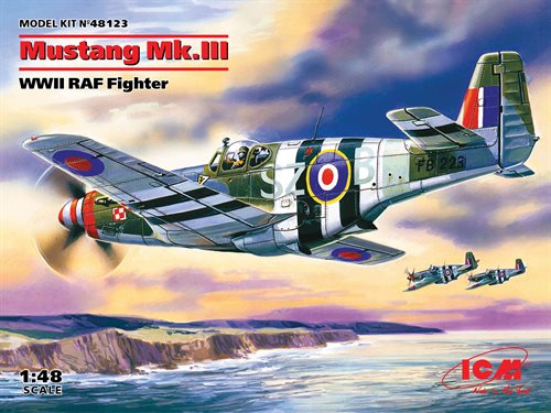 ICM 48123  Mustang Mk.III WWII RAF kampfly 1/48