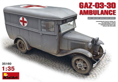 Mini Art 35160 GAZ-03-30 Ambulance 1/35 