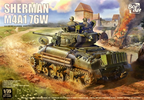 Border Model BT-046 SHERMAN M4A1 76W 1/35