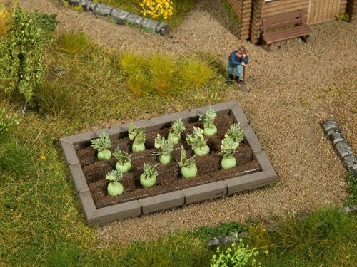 Noch 13214 Plantebede til grøntsager og blomster, 2 stk. H0 