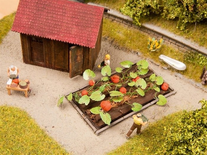 Noch 13219 Græskar, Laser Cut, 8 planter, 3 x 6 cm H0  