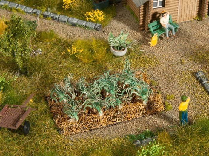 Noch 13222 Porrer, 3 x 6 cm, 12 planter, H0 