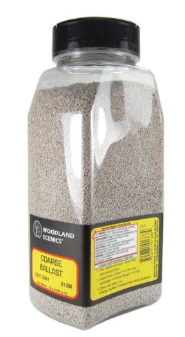 Woodland Scenics B1388 Grov Ballast, Lys grå, strødåse, 945 cm3 