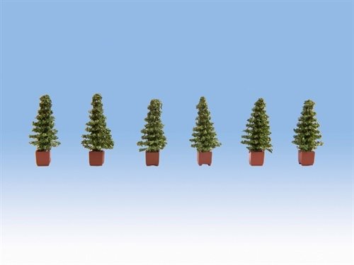 Noch 14021 Thuja planter, 6 stk, H0 