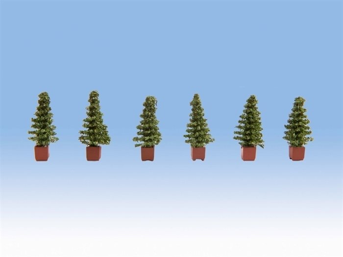 Noch 14021 Thuja planter, 6 stk, H0 