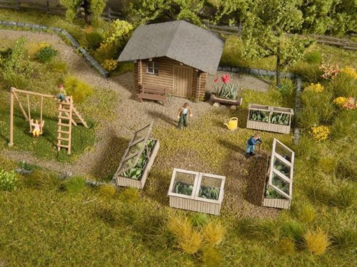 Noch 14025 Mini drivhuse, 2 stk, Laser cut, H0 