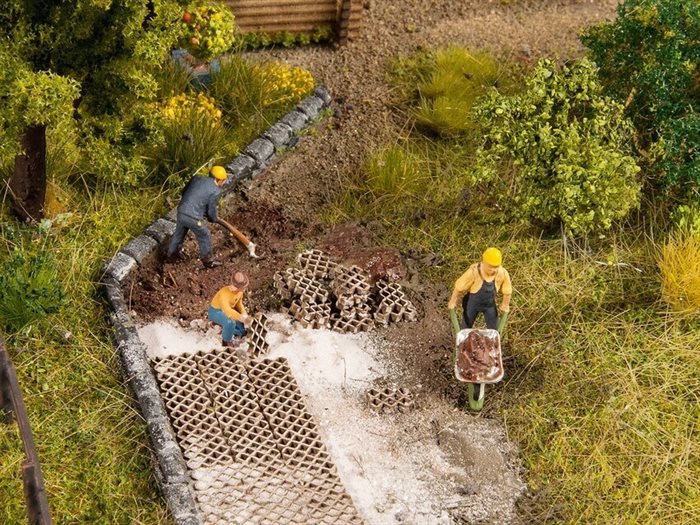 Noch 14227 Plantesten, to plader med 126 plantesten på hver, H0 