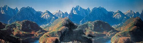 Faller 180512 Baggrund Neuschwanstein, Str 3200 x 970 mm