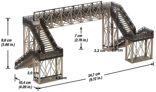 Noch 67070 Fodgængerovergang variabel, Laser Cut, H0