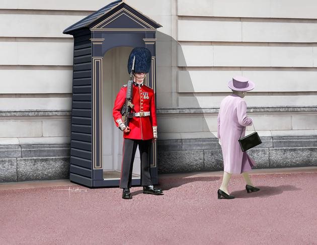 Revell 2800 Queens Guard 1/16