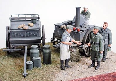 Tamiya 35247 GERMAN FIELD KITCHEN SCENERY - 1:35