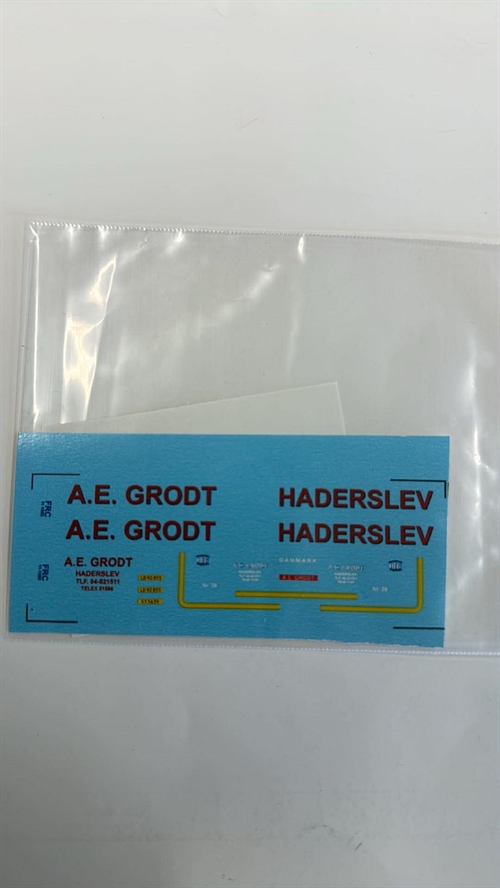 DMC Decals 87-131 A. E. Grodt, Haderslev, MAN 1/87