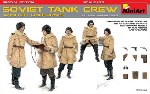MiniArt 35244 SOVIET TANK CREW (WINTER UNIFORMS) SPECIAL EDITION 1/35