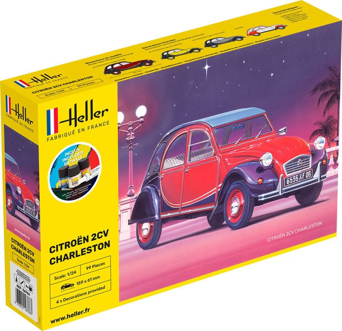 Heller 56766 Citroen 2CV Charleston Starter Kit 1/24 