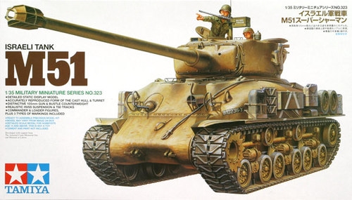  Tamiya 35323 M51 israelsk kampvogn
