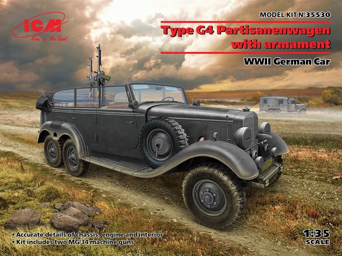 ICM 35530 G4 med armament WWII German car 1/35