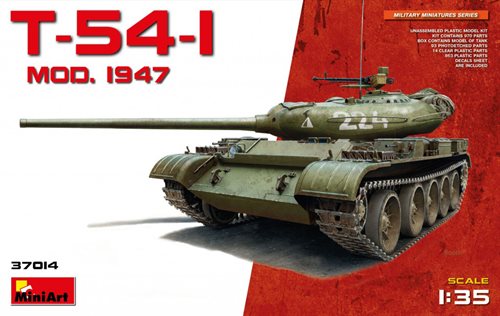 MiniArt 37014 T-54-1 SOVIET MEDIUM TANK Mod. 1947 1/35
