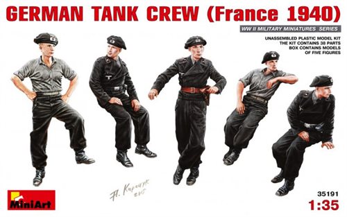 MiniArt 35191 GERMAN TANK CREW (France 1940) 1/35