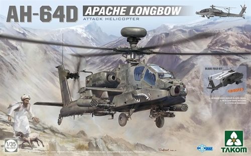 Takom 2601 AH-64D Apache Longbow, 1/35