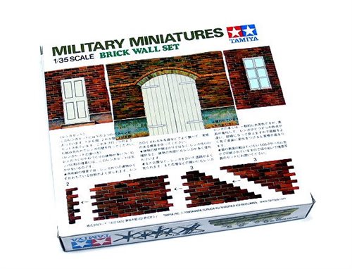 Tamiya 35028 Military Miniatures Brick Wall set 1/35