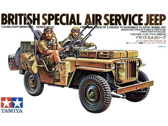 Tamiya 35033 British Sas Jeep - 1:35