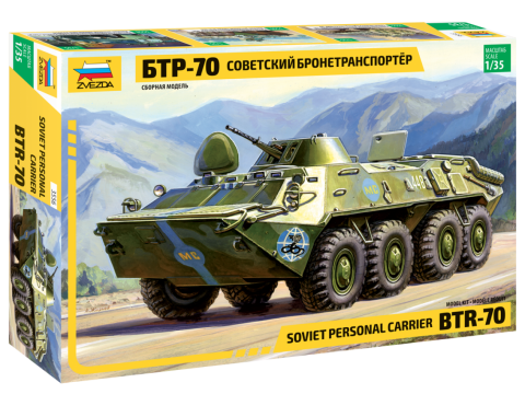 Zvezda Z3556 Soviet personal carrier BTR-70 1:35