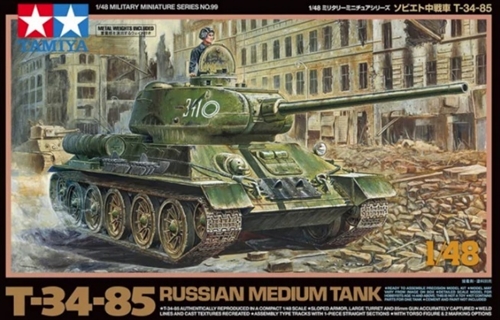 Tamiya 32599 Russisk mellemtung kampvogn T-34-85