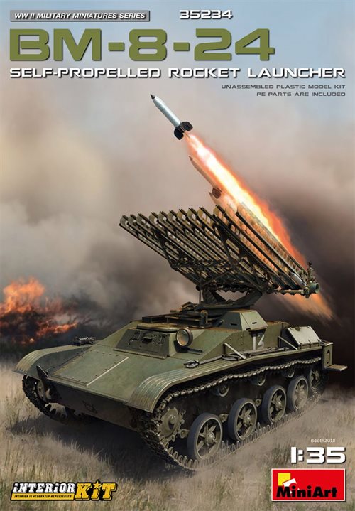 MiniArt 35234 BM-8-24 SELF-PROPELLED ROCKET LAUNCHER 1/35 