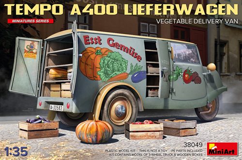 MiniArt 38049 Tempo A400 Lieferwagen Vegetable Delivery Van 1/35