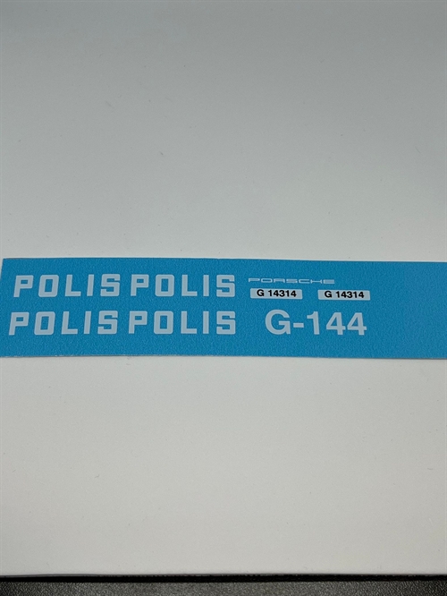 DMC Decals 24-25 Polis-S gl. Porsche 144