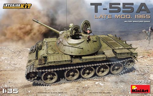 MiniArt 37022 T-55A Late mod. 1965 interiør sæt 1/35 