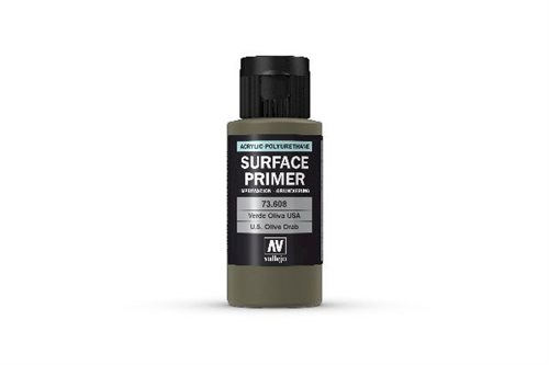 Vallejo 73608 Primer acrylic-polyurethane 60ml. US. olive green