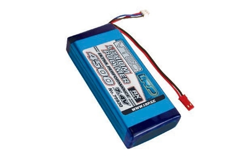 LRP 79930 VTEC LiPo RX-Pack, 1/5 straight, 4500 7,4v