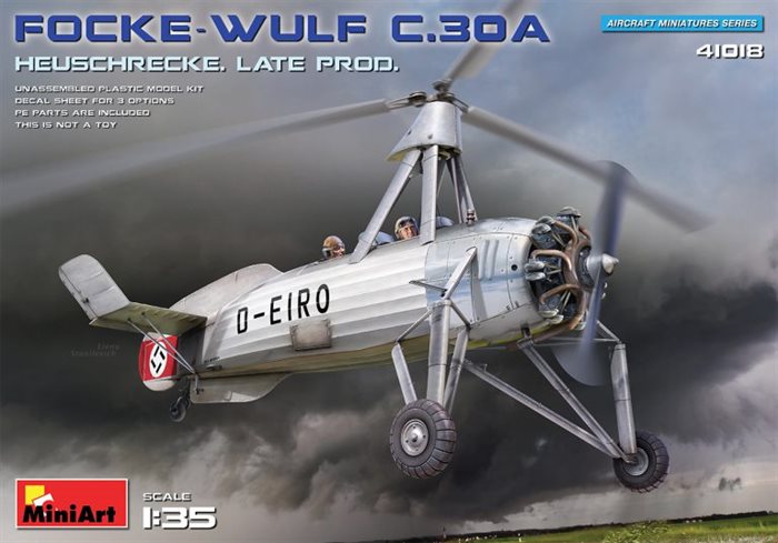 MiniArt 41018 FOCKE-WULF FW C.30A HEUSCHRECKE. LATE PROD  1/35