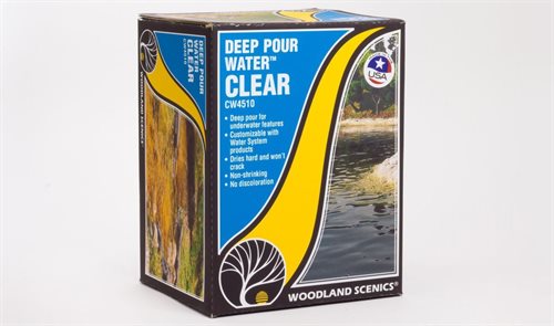 Woodland Scenics CW4510 Deep Pour Water, klar