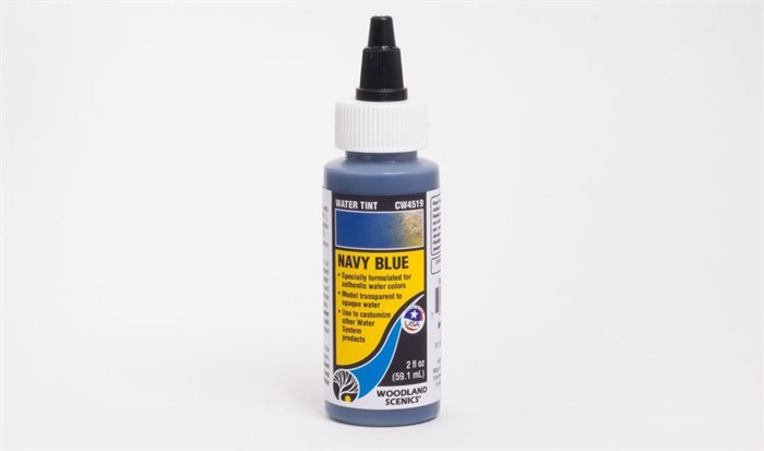 Woodland Scenics CW4519 Water Tint, navy blå, 59,1 ml