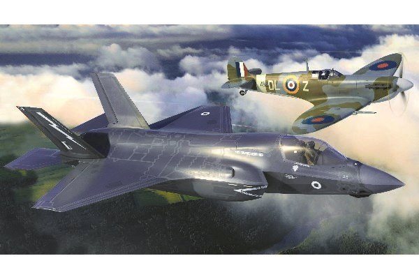 Airfix A50190 Airfix \'Then and Now\' Spitfire Mk.Vc & F-35B Lightning II 1:72
