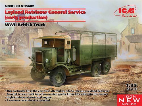 ICM 35602 Leyland Retriever General Service (Early production) WWII British Truck 1/35 