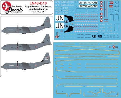 LN48-D10 Royal Danish Air Force Lockheed C-130J-30