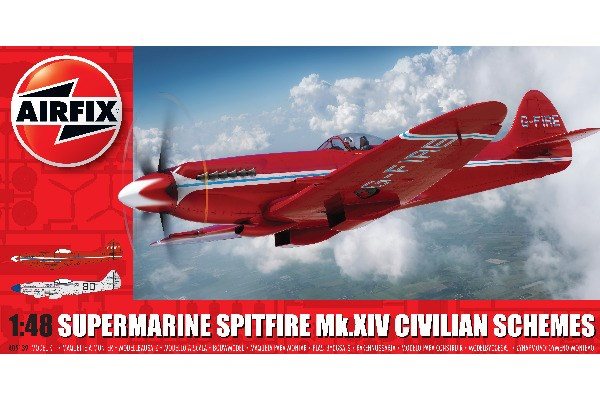 Airfix 05139 SUPERMARINE SPITFIRE MKXIV RACE SCHEMES 1/48