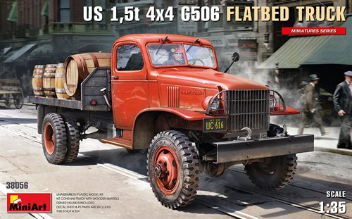 Mini Art 38056  US 1,5t 4×4 G506 FLATBED TRUCK 1/35